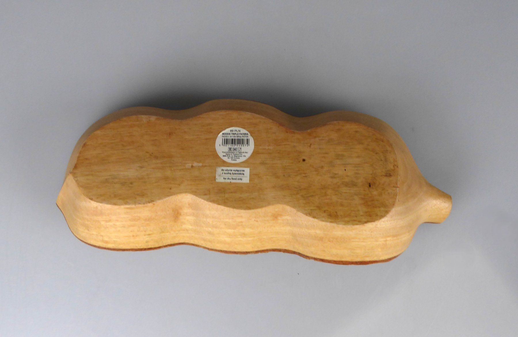 Coupes: Holz Schale mit 3 Fächern – D'occasion à Volketswil par brockipfannenstil 4