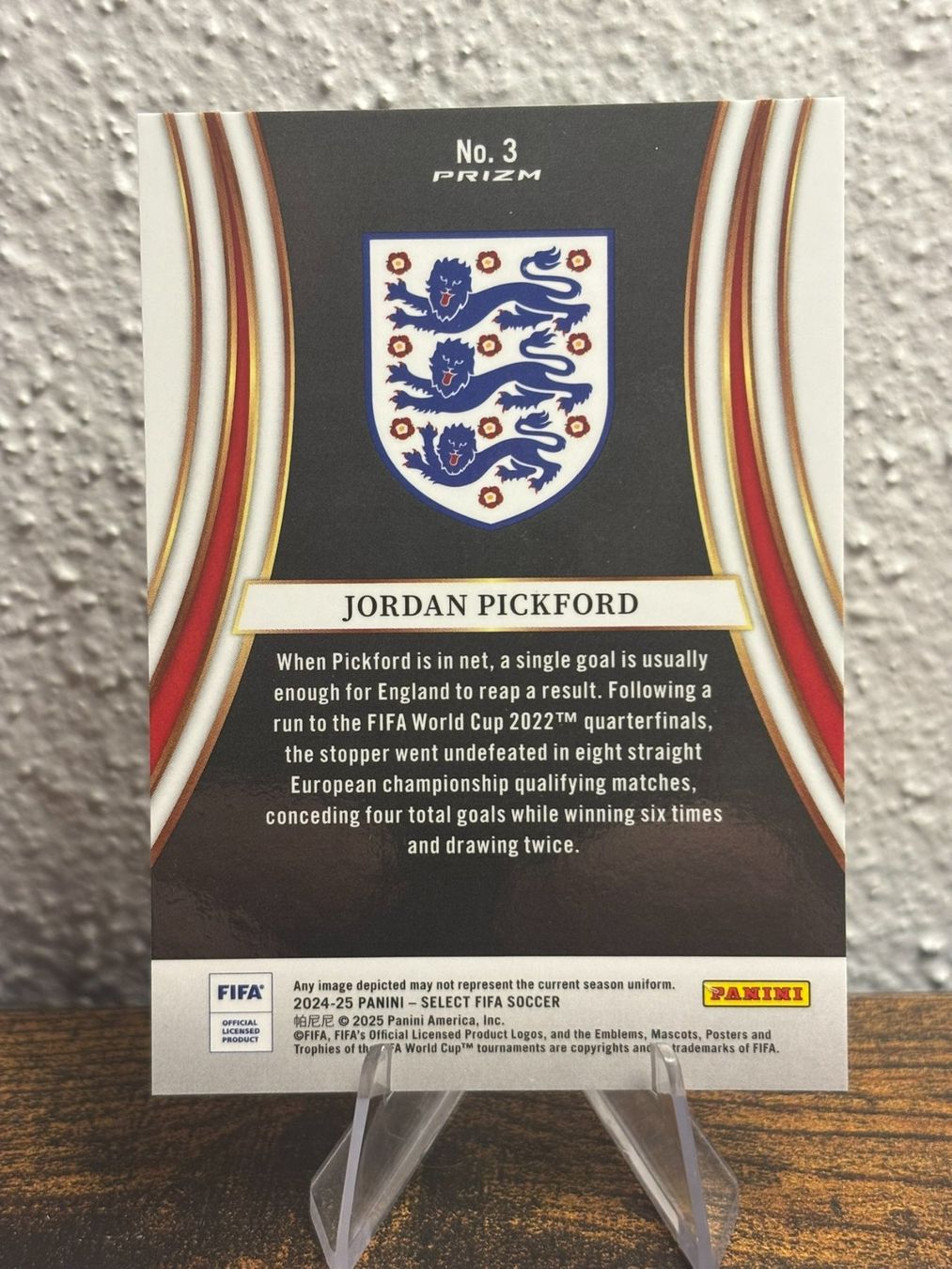Panini Carte collezionabili: 2024-25 Panini Select FIFA Jordan Pickford Equalizers Blue – Nuovo (secondo la descrizione) da Aarberg venduto da gocardz.shop 1