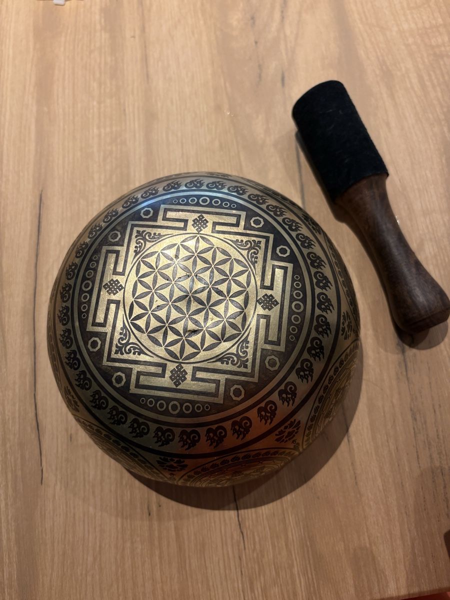 Strumenti musicali:  Tibetische Klangschale mit Klöppel  – Nuovo (secondo la descrizione) da Rothenburg venduto da Quidditch6 2