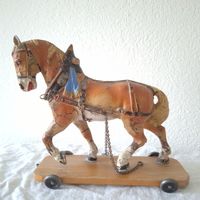 Versand möglich! Vintage Spielzeug, Ziehspielzeug, Pferd (4)