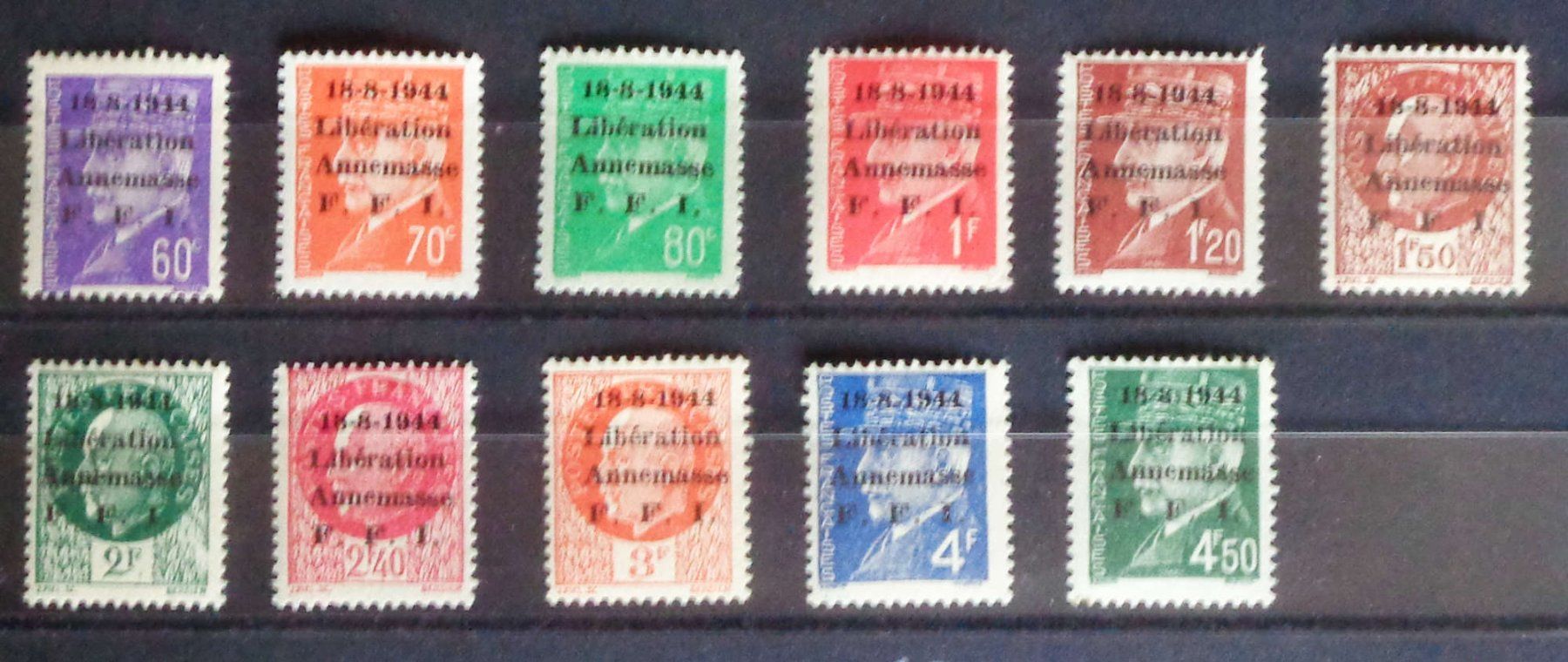 Alle Briefmarken: LIBÉRATION 1944: Annemasse ** – Gebraucht aus Le Locle von timbrettino