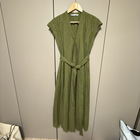 Zara Kleid Khaki | Grösse XS | Sehr guter Zustand