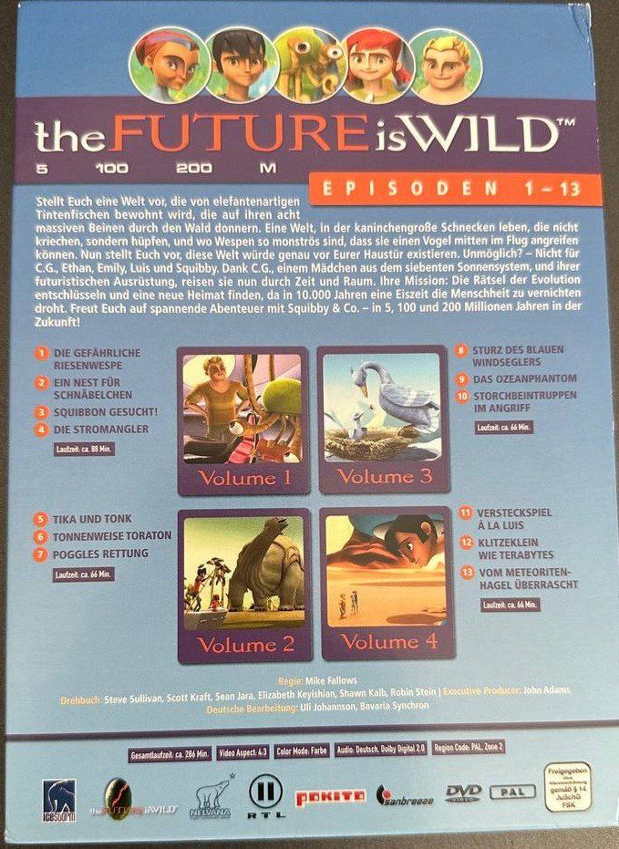Tutti i DVDs: The Future is wild - Volume 1 bis 4 komplett – Usato da Beringen venduto da Mantafisch1 2
