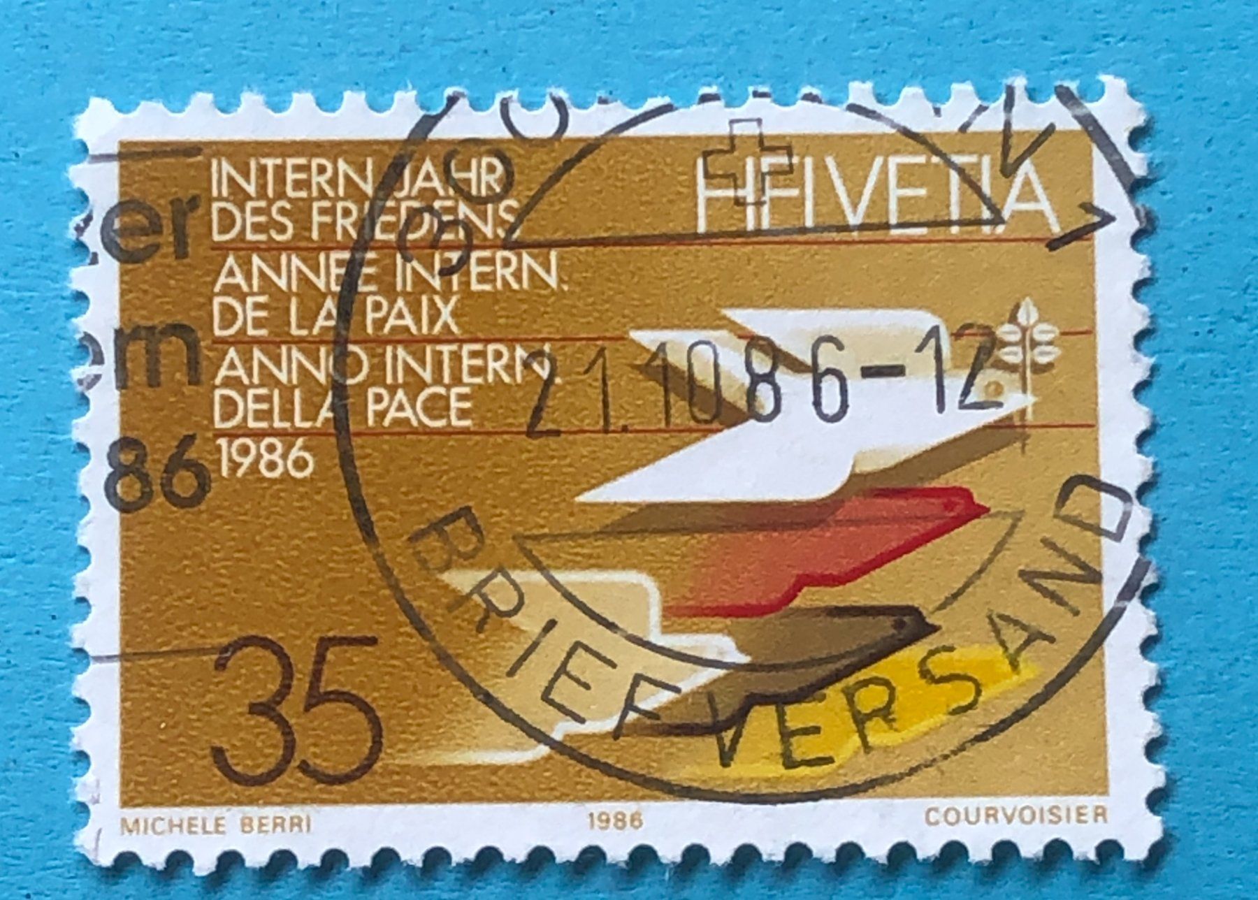 Tutti i francobolli: Nr.727 Stempel Bern 1986    – Usato da Aarau venduto da Billa007