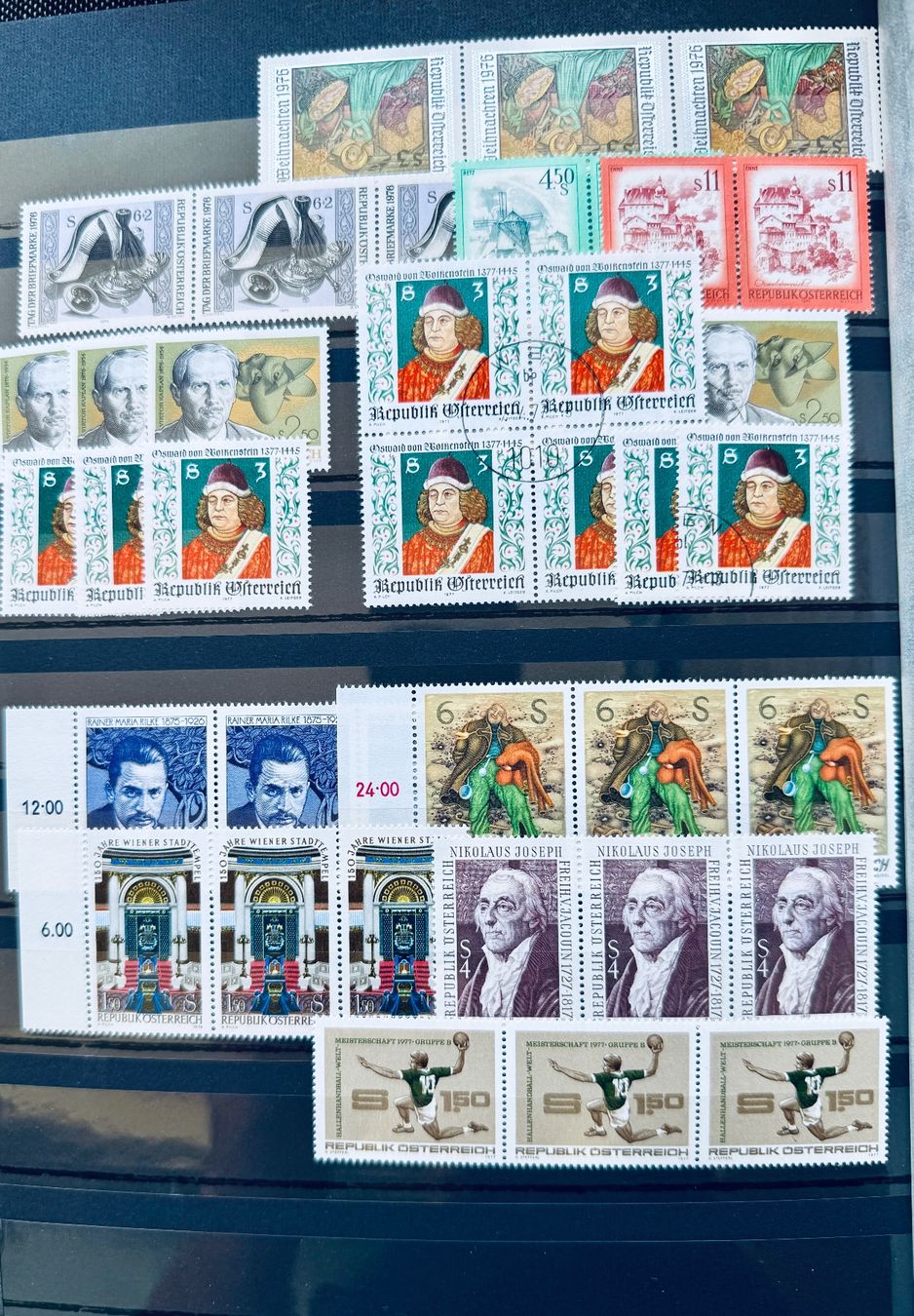 Alle Briefmarken: **Briefmarken Sammlung Österreich diverse Motiven** – Gebraucht aus Langrickenbach von MeUs74 9