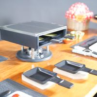 Kisag Raclette Set BLACK CAST - Portofreier Versand