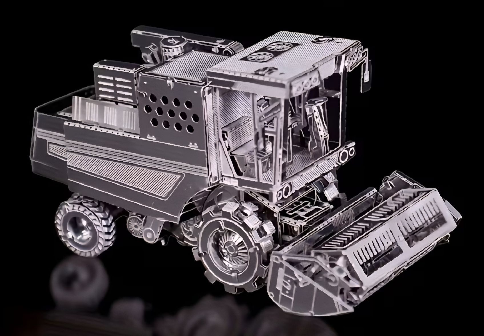 Puzzle: 3D Puzzle Metall Bausatz Mähdrescher – Nuovo e nell'imballaggio originale da Buchrain venduto da Bachmann79