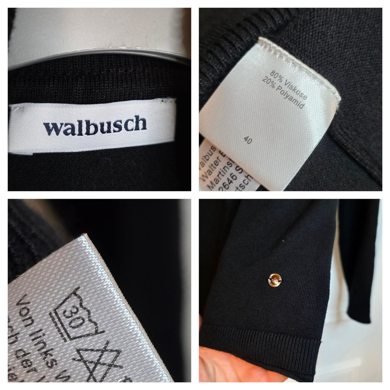 Walbusch Pullover & Sweatshirts: Walbusch Rollkragenpullover Viskose Schwarz Gr. M/L Elegant – Gebraucht aus Wald ZH von CapLux 8