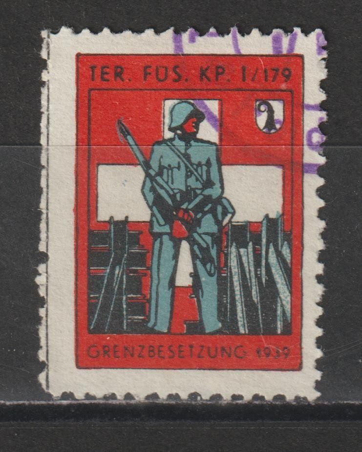 Alle Briefmarken: Territorial-Trp. Nr. 359d/1 o – Gebraucht aus Siebnen von Fstaehli