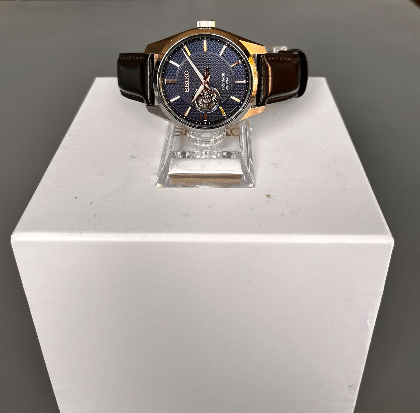 Seiko Orologi: Seiko Presage Open Heart Automatic Mechanical Watch – Nuovo e nell'imballaggio originale da Pully venduto da agu_7dr5 1