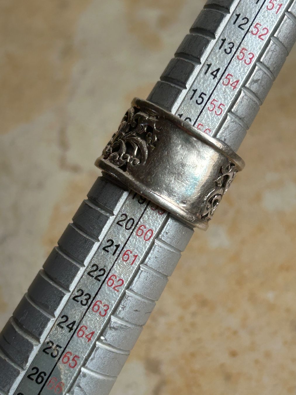 Anelli: Silberring 925, Gr.57, Vintage, Floral – Usato da Dittingen venduto da Bijoubelle 3