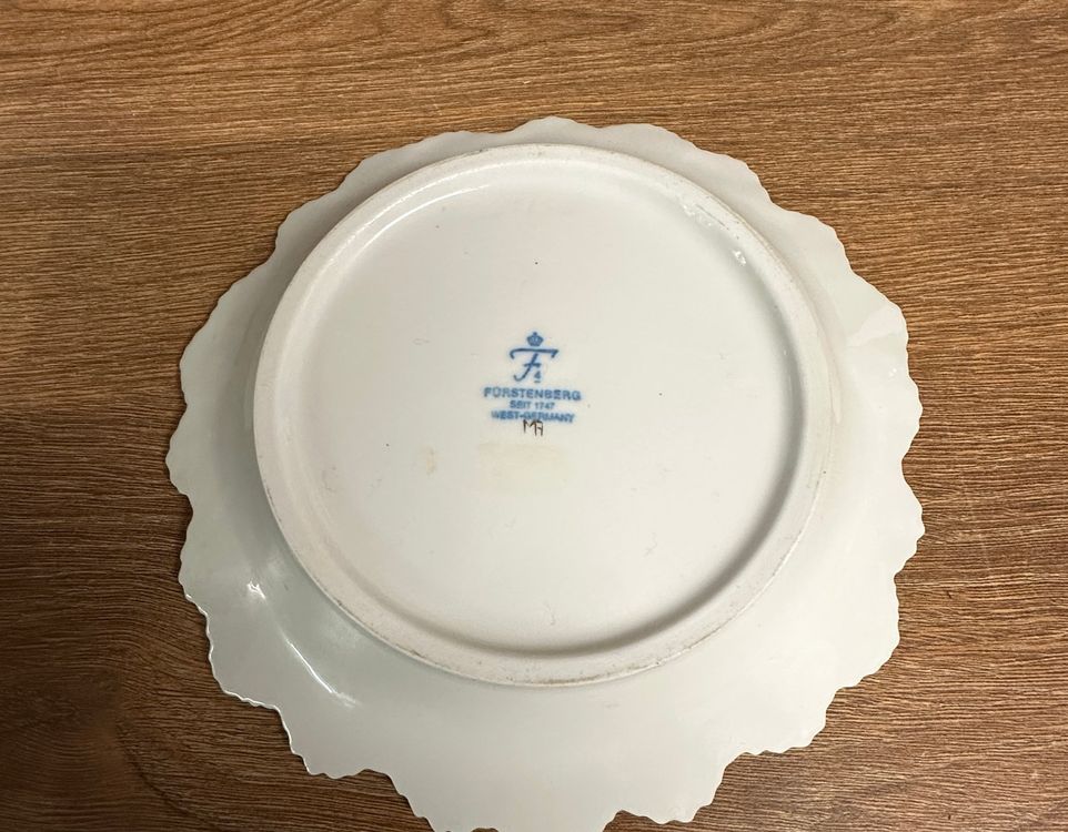 Teller von Fürstenberg und Coalport 2er Set: Vintage (Gebraucht) in