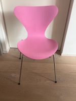 Stuhl Fritz Hansen Arne Jacobsen rosa Orchidee gebraucht
