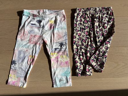 2 Dreiviertel-Leggings Mädchen Gr. 116 Guess s.Oliver