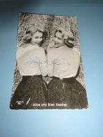 Autogrammkarte Alice und Ellen Kessler