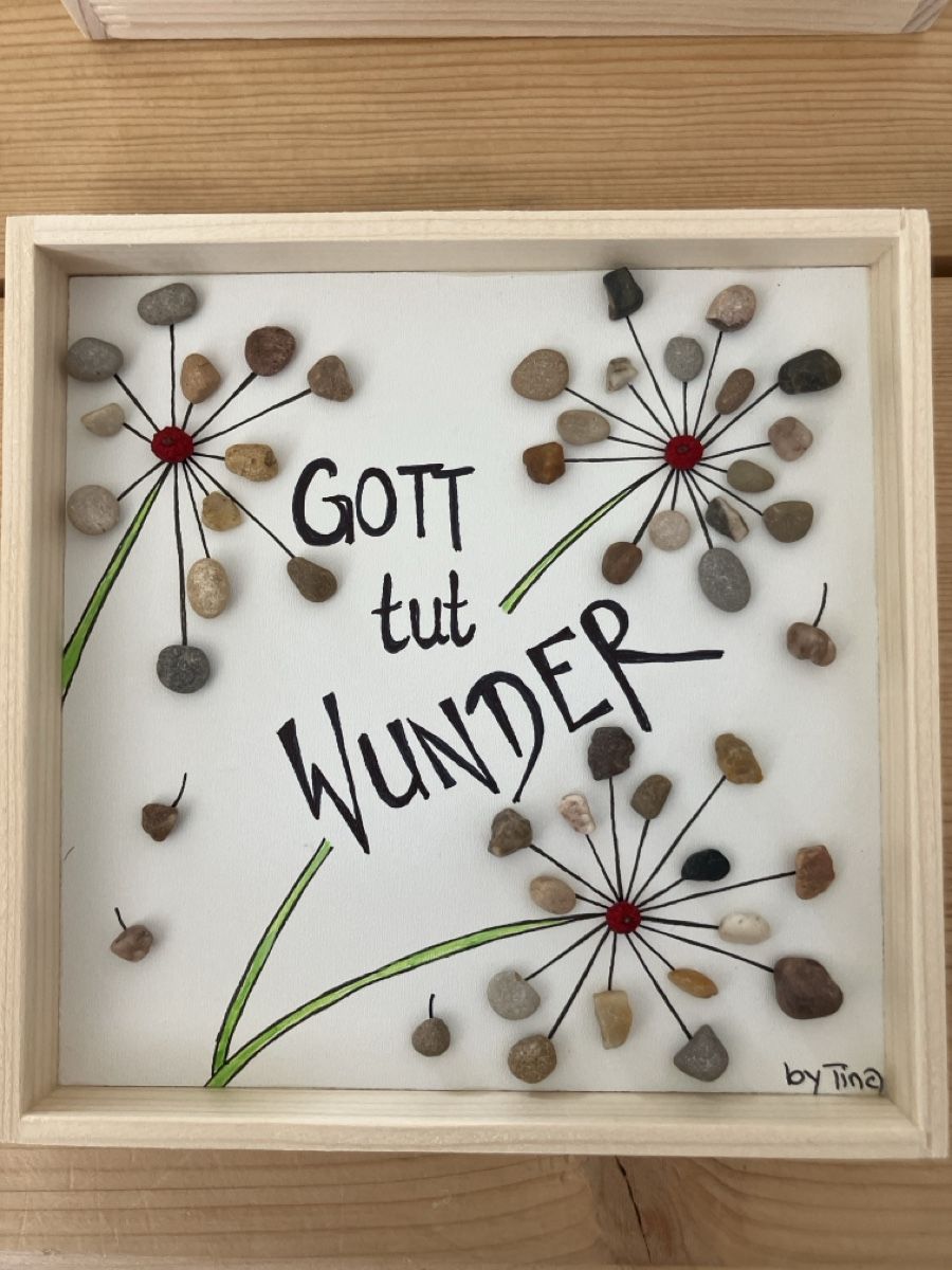 Foto & Immagini: Wunder Steinbild Blume – Nuovo e nell'imballaggio originale da Reitnau venduto da Juda65
