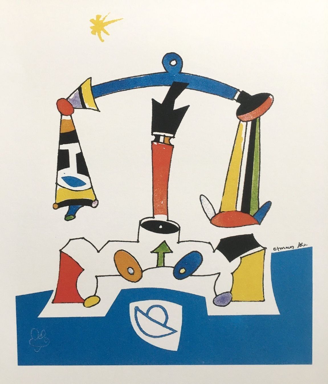Grafiken & Lithographien: Otmar Alt 2 SERIGRAPHIEN "Sternzeichen II: Wassermann/Waage" – Gebraucht aus Nennigkofen von babag 3