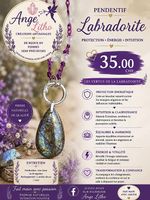 Pendentif en pierres semi-précieuses 