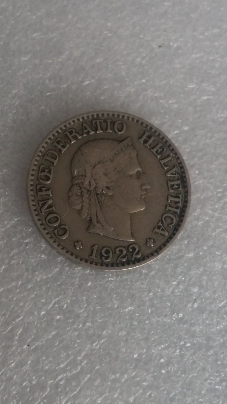 Tutti le monete: 10 Rappen 1922 – Usato da Zürich venduto da sendbad