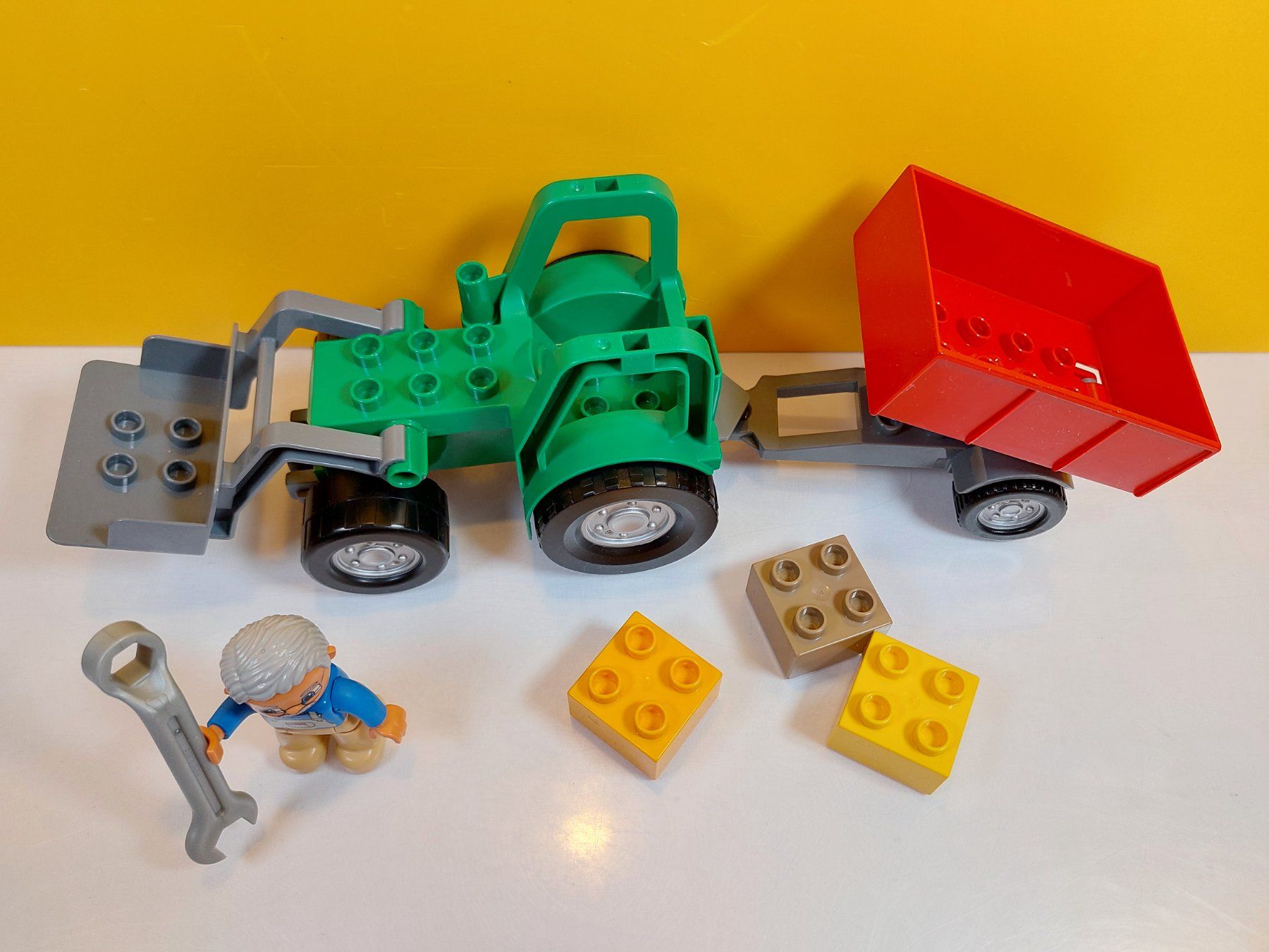 LEGO DUPLO 4687 Traktor mit Anhänger Komplett (Gebraucht) in St