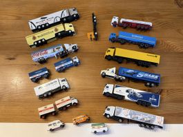 Sammlung von 15 LKW-Modellen
