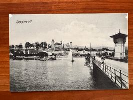Postkarte Rapperswil Hafen ca.1900 neu  (P653)