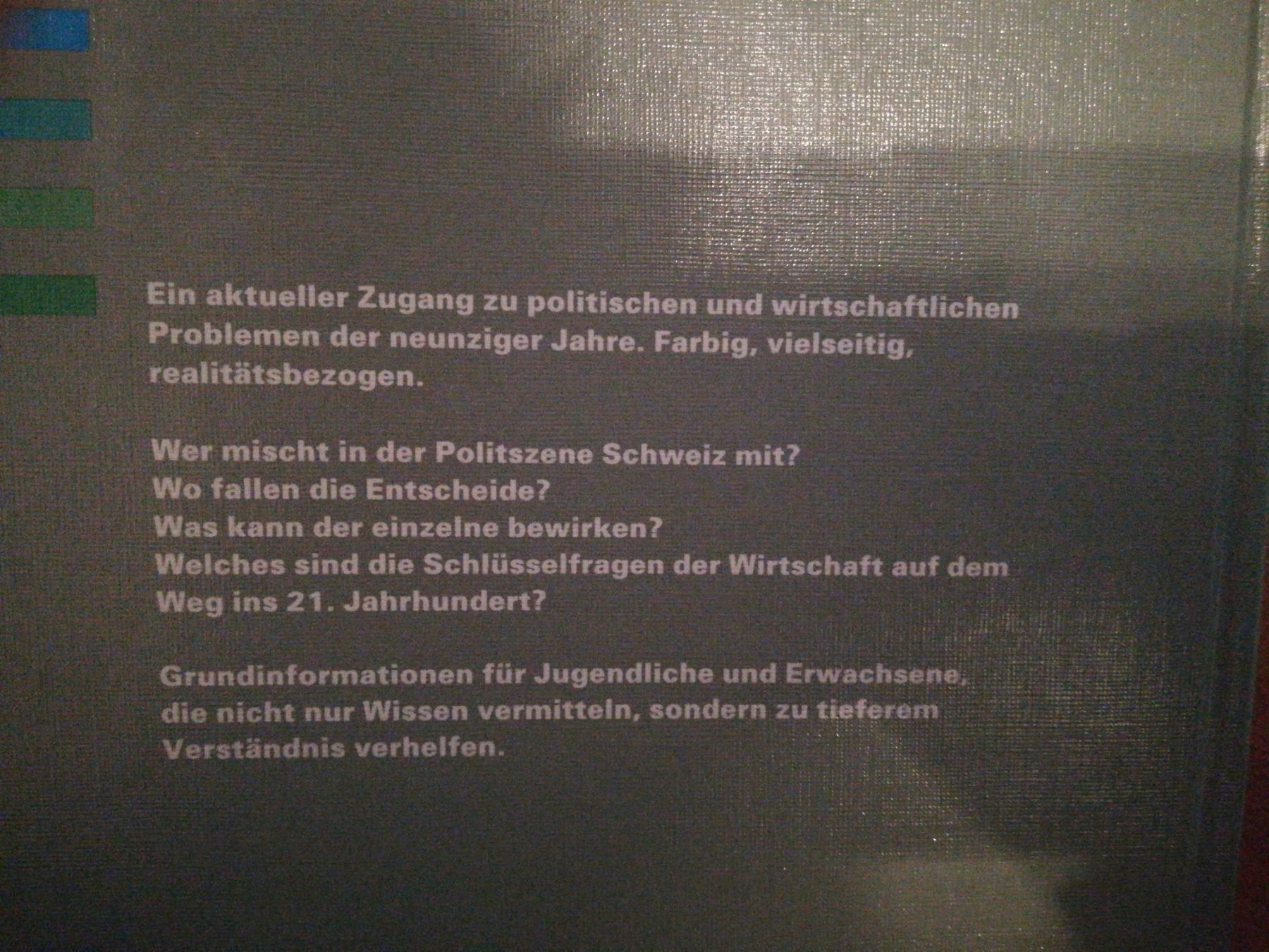 Libri: Politszene Schweiz – Usato da Büttikon AG venduto da Amineah 1