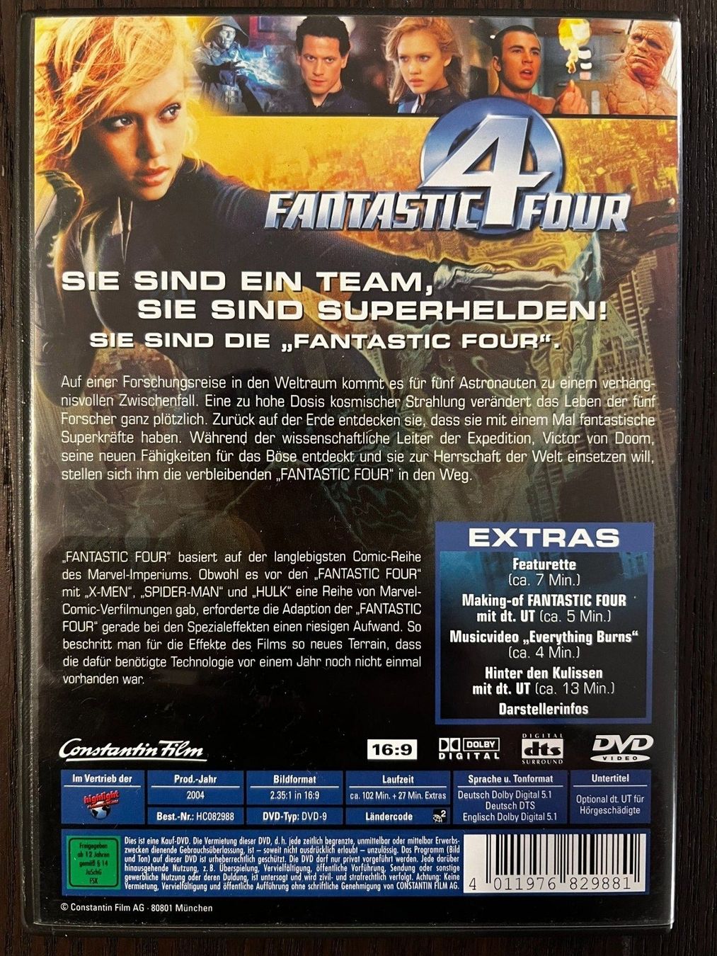 Alle DVDs: Fantastic Four – Gebraucht aus Zürich von FilmFreunde 1