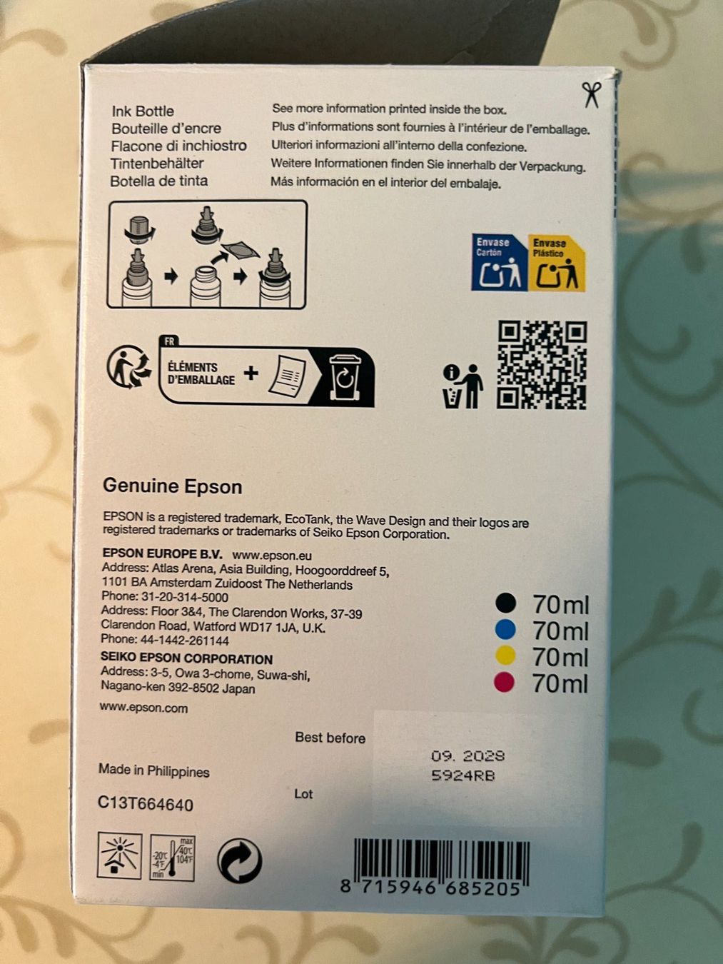 Sonstiges Schreiben & Zeichnen: Epson Tinte 664 – Neu und originalverpackt aus Nuerensdorf von Roe59 1