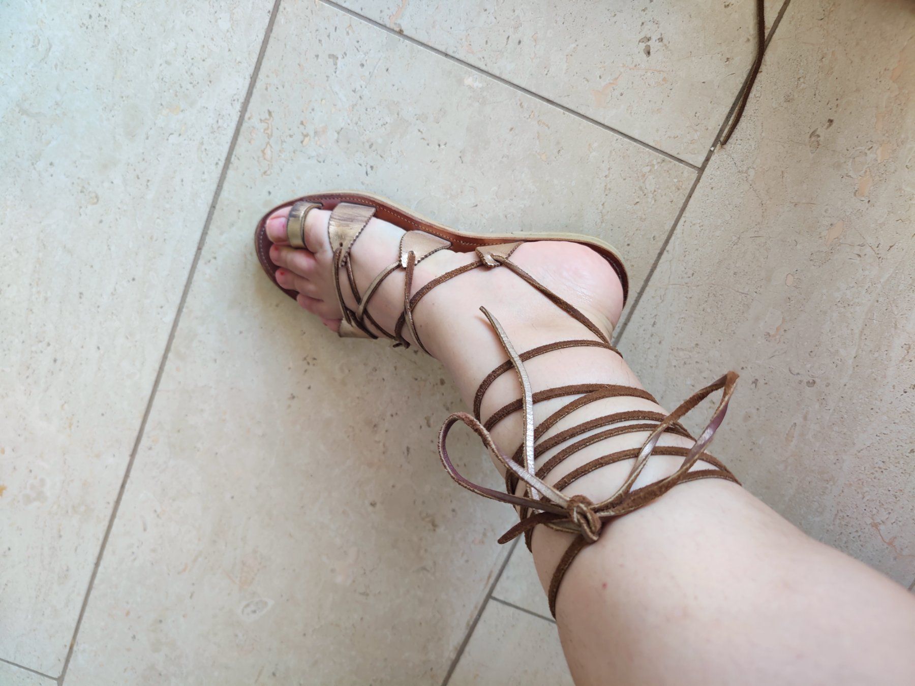 Chaussures femmes: Sandalen Leder – D'occasion à Dübendorf par vas_69xt