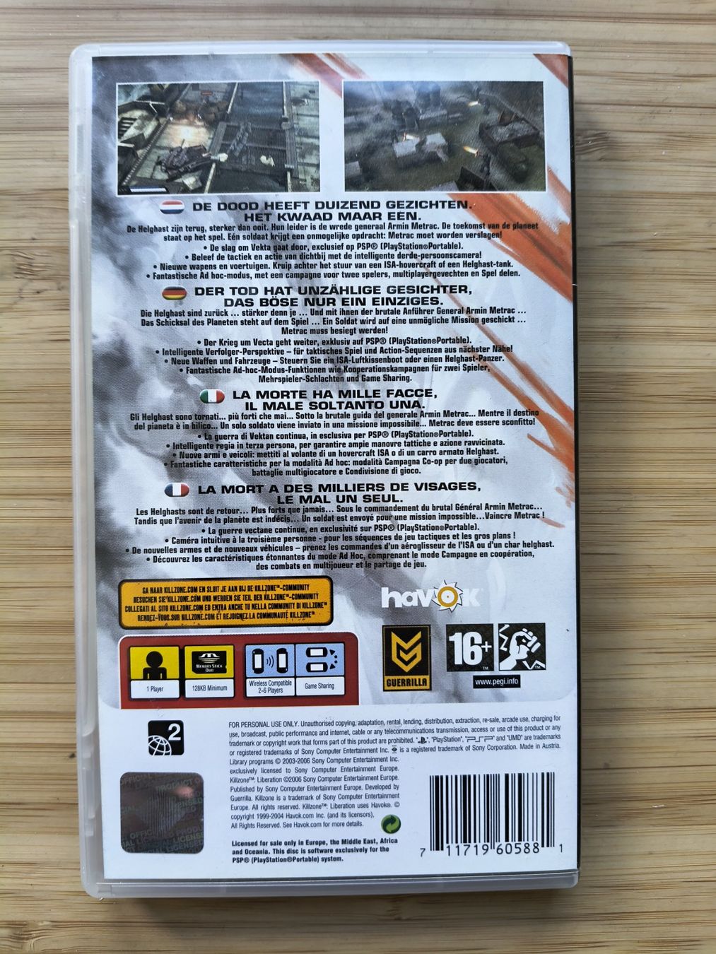 Giochi: Killzone: Liberation (PSP) – Usato da Riedholz venduto da ste_96cd 1
