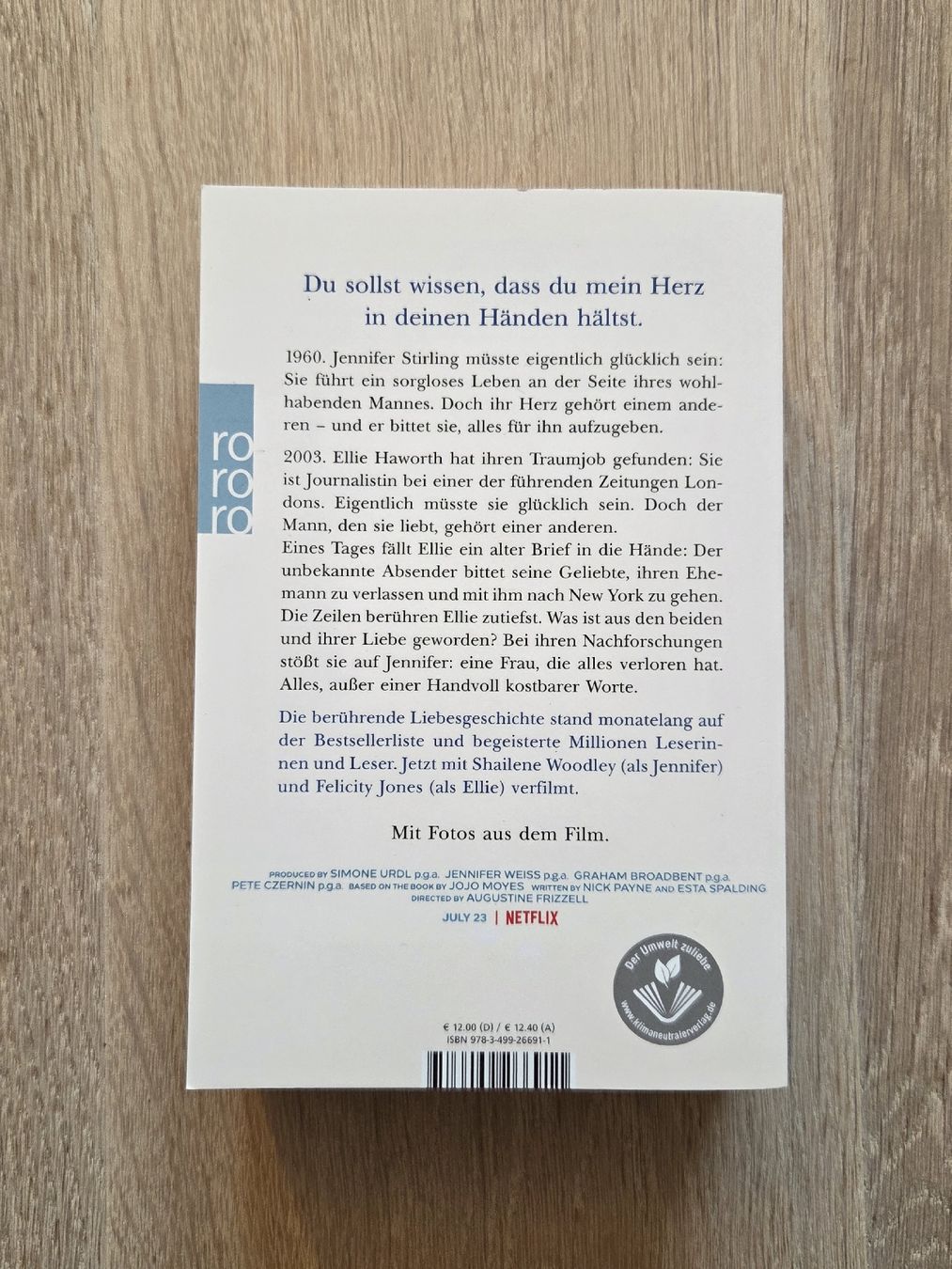 Bücher: Jojo Moyes - Eine Handvoll Worte – Gebraucht aus Altendorf von sel_x9x5 1