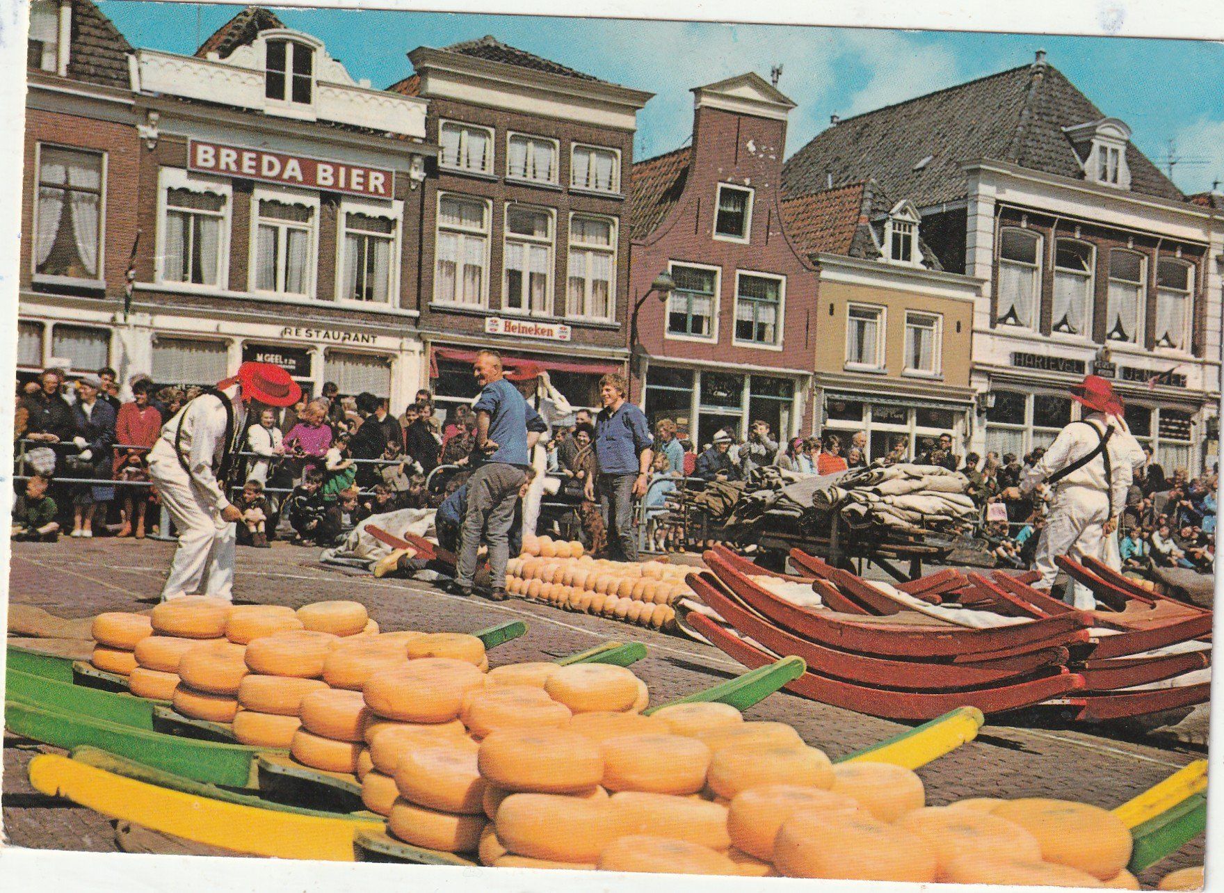 Ansichtskarten: Alkmaar Käsemarkt – Gebraucht aus Lumbrein von made02