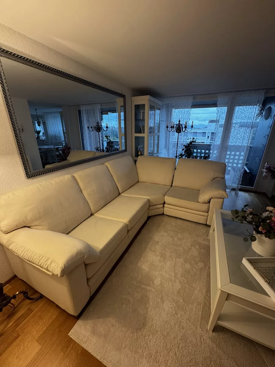 Divani: Ecksofa weiss – Usato da Worblaufen venduto da hom_kww8 7