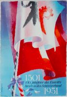 BASEL 150 JAHRFEIER SCHWEIZERBUND 1951 - Original Plakat