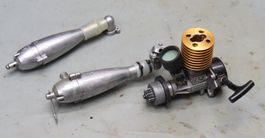 Kyosho GX-15 Nitro Motor mit Auspuff