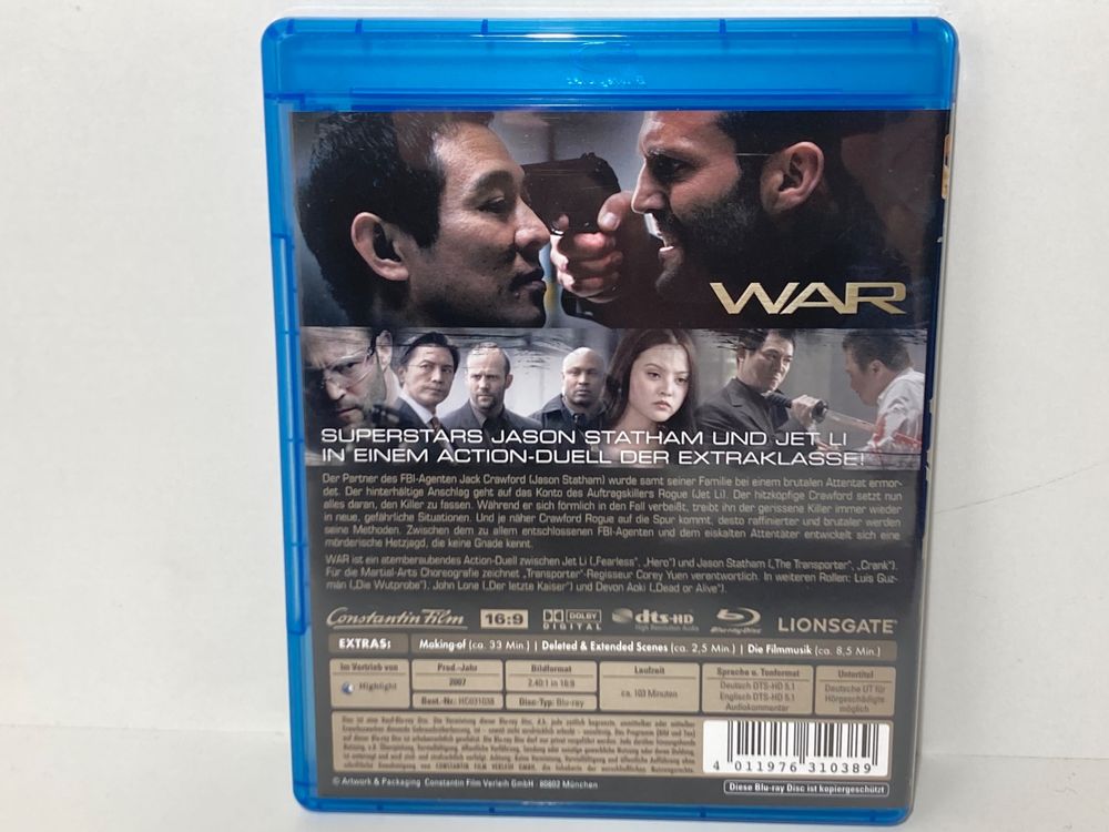 War Blu Ray Kaufen auf Ricardo