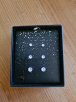 Zirkonia Ohrstecker Set, klein, mittel, gros