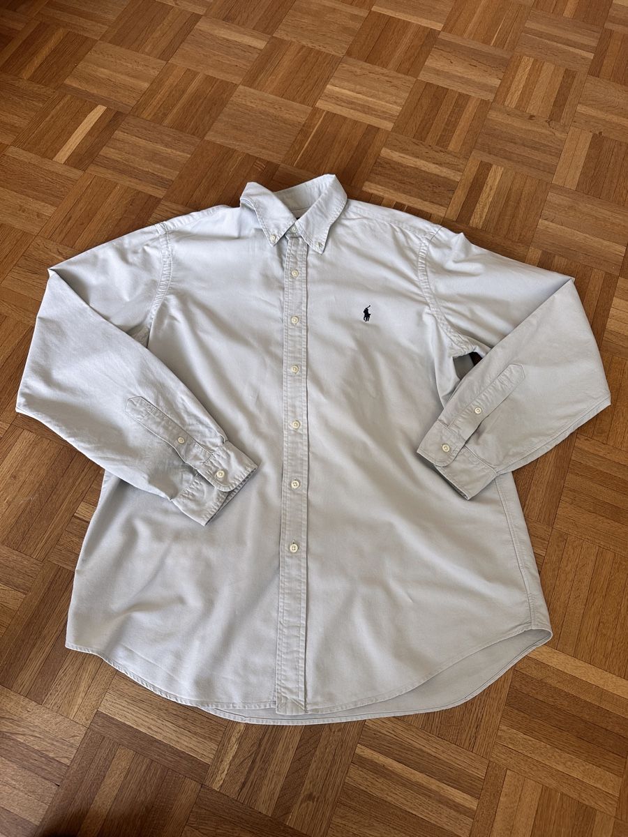 Ralph Lauren Camicie: Herren Hemd Ralph Lauren Classic Fit Grösse L hellgrau – Usato da Baden venduto da Marytumby