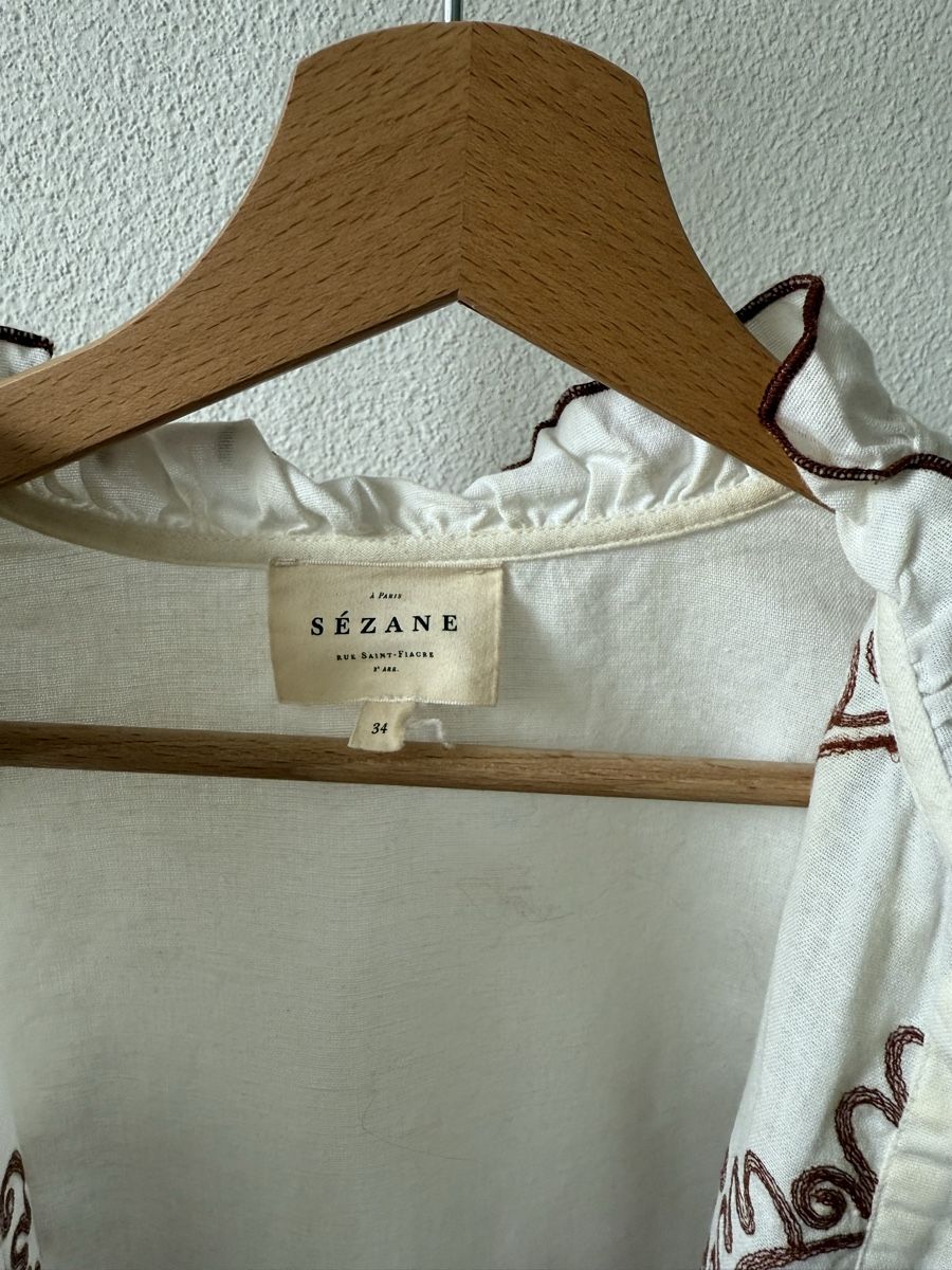 Sezane Camicette: Sézane Megan Shirt Size 34 – Nuovo (secondo la descrizione) da Jona venduto da ZoemesArchive 1