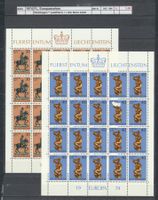 1974 FL, "Europamarken", Kleinbogen,** postfrisch