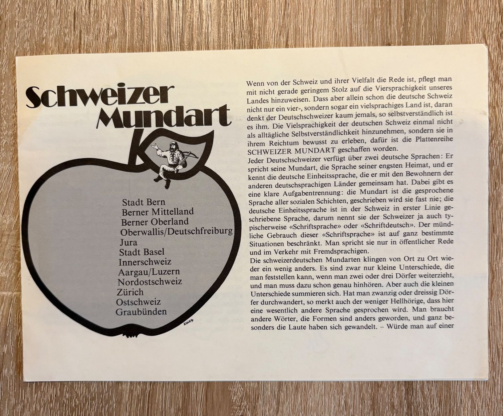 Dischi in vinile: LP Sammlung  " Schweizer Mundart“ – Usato da Schangnau venduto da Ciao44 2