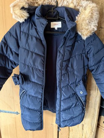 S.Oliver Winterjacke, dunkelblau, Gr. 104 - Top Zustand!