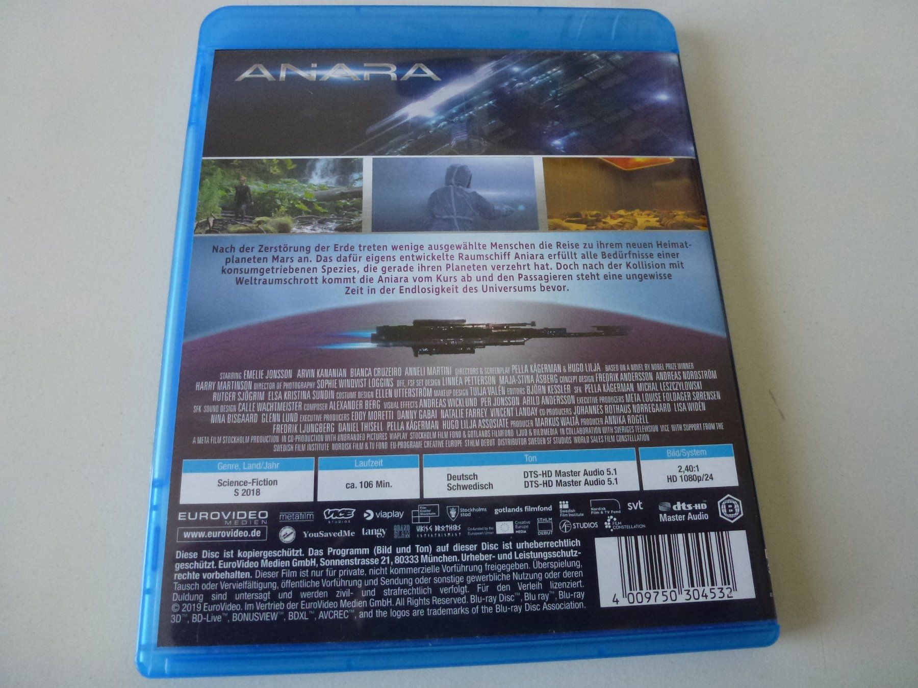 Tutti i DVDs: Aniara (Blu-Ray) – Nuovo (secondo la descrizione) da Bern venduto da Frebo 1