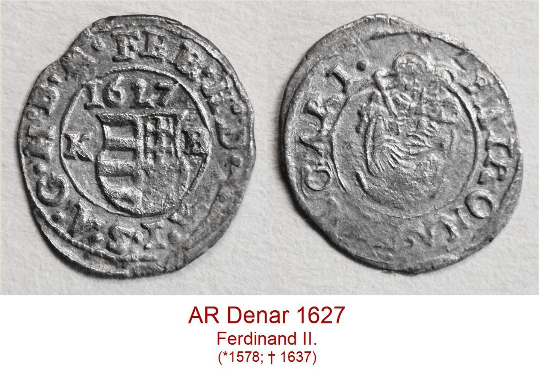 Tutti le monete: AR Denar 1627 – Usato da Flamatt venduto da samowarow