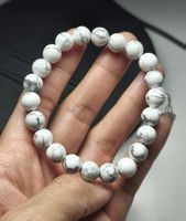 Bracelet en pierre naturelle Howlite 8.5mm