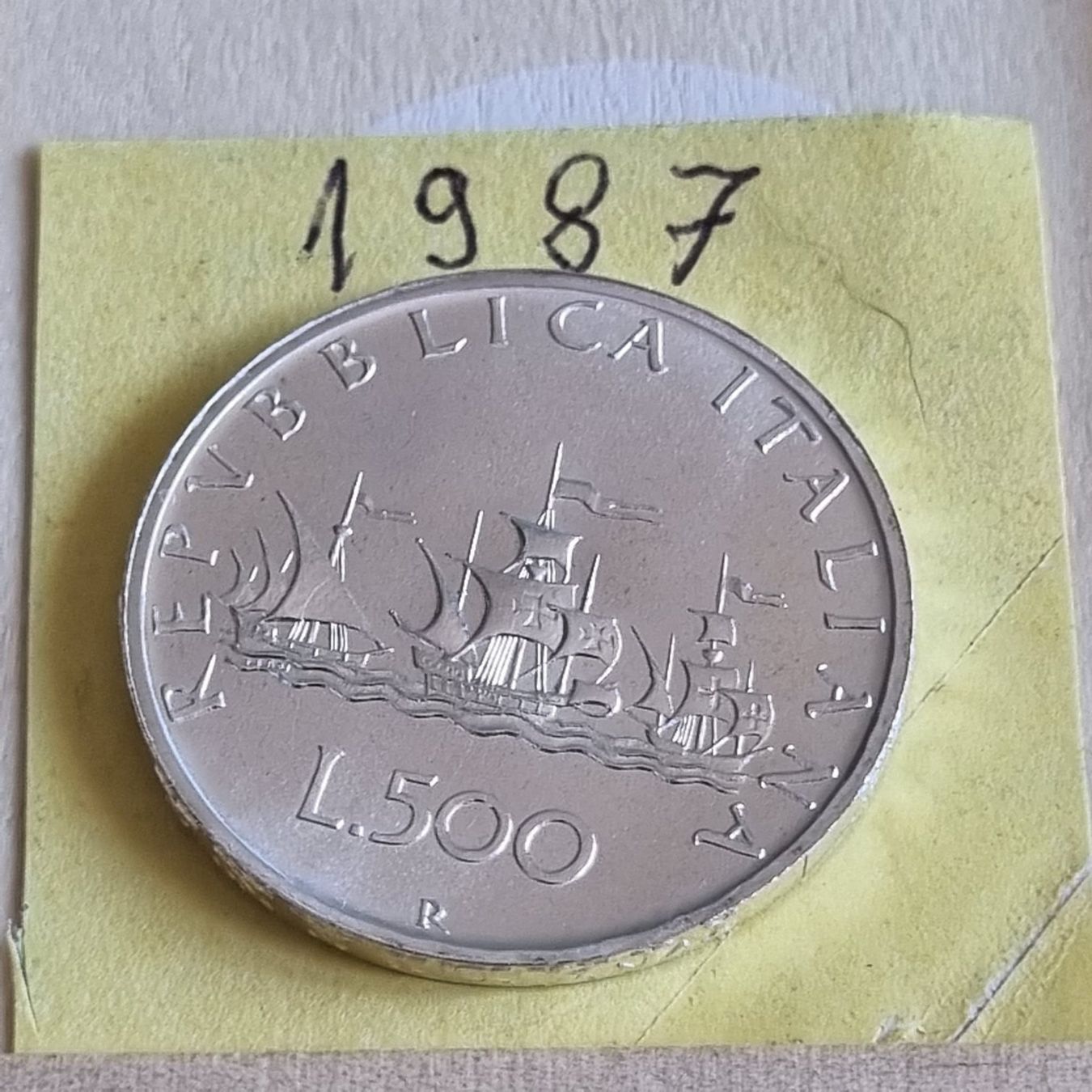 Tutti le monete: 500 Lire 1987 Italie ARGENT – Usato da Genève venduto da cor_2ryx 1