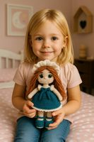 Handmade Crochet Doll, Unique Gift Idea
