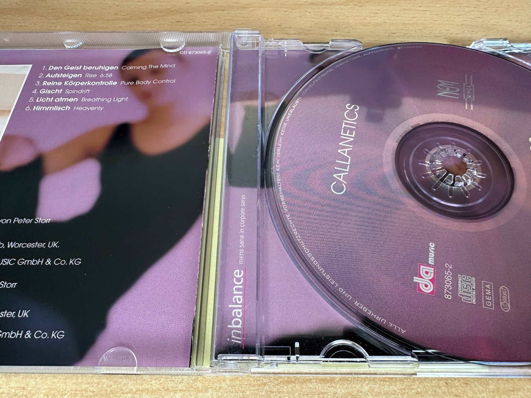 CD: I5 Peter Storr – Callanetics – Usato da Rikon im Tösstal venduto da Alpenmutz 2