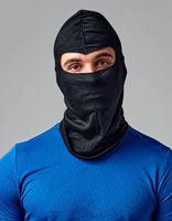Schwarze Sturmhaube/Gesichtsmaske/Helmunterzieher Microfaser